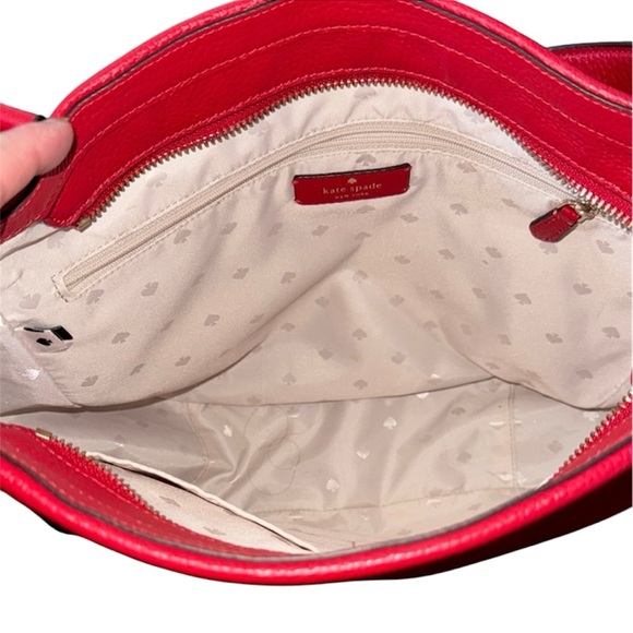 Kate Spade Red Curved Shoulder Bag - Picture 6 of 7